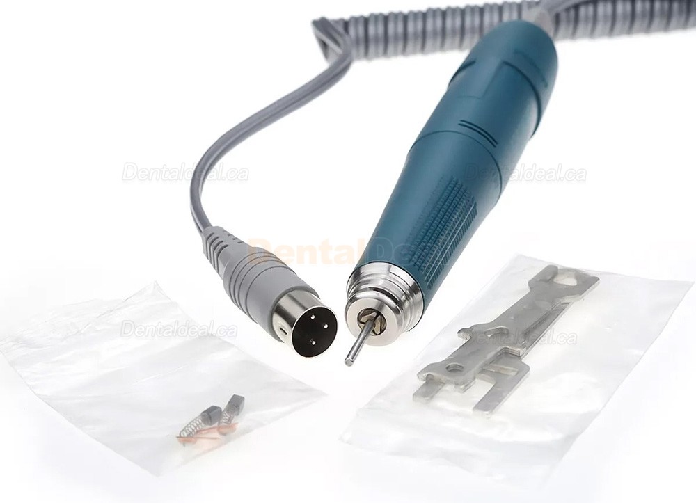 STRONGWT 103FN Double-lock Brush Micro Motor Handpiece 45K RPM for Dental Micromotor